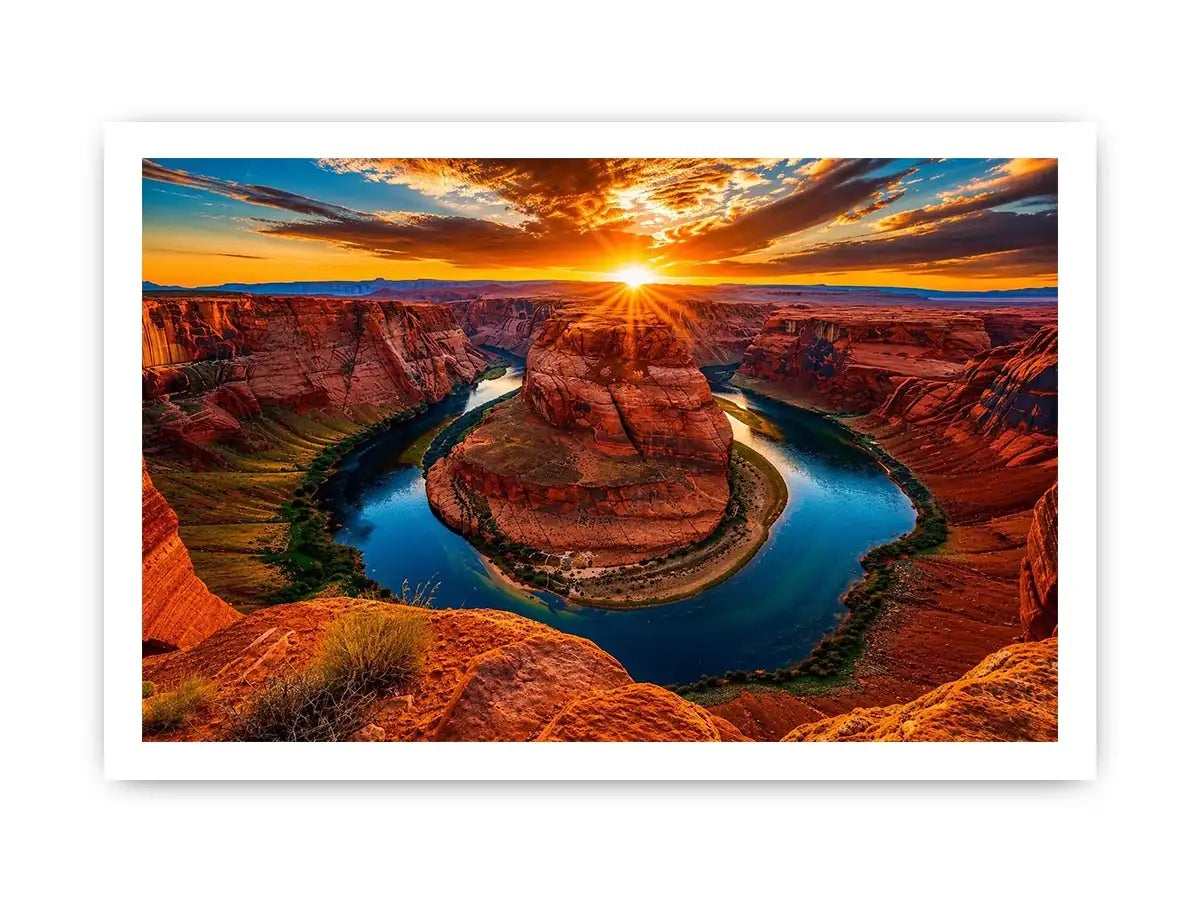 Horseshoe Canyon Canvas Print