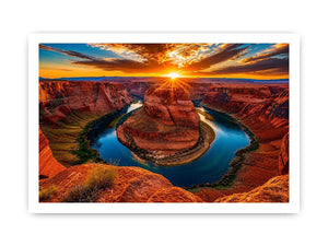 Horseshoe Canyon Canvas Print