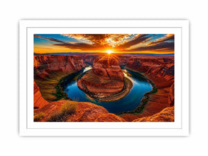 Horseshoe Canyon Canvas Print