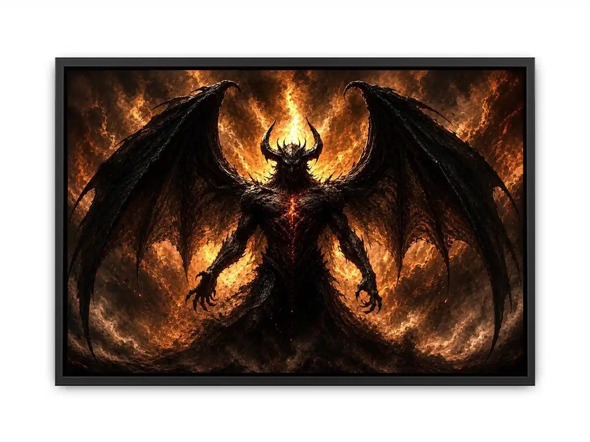 Devil Coming Canvas Print