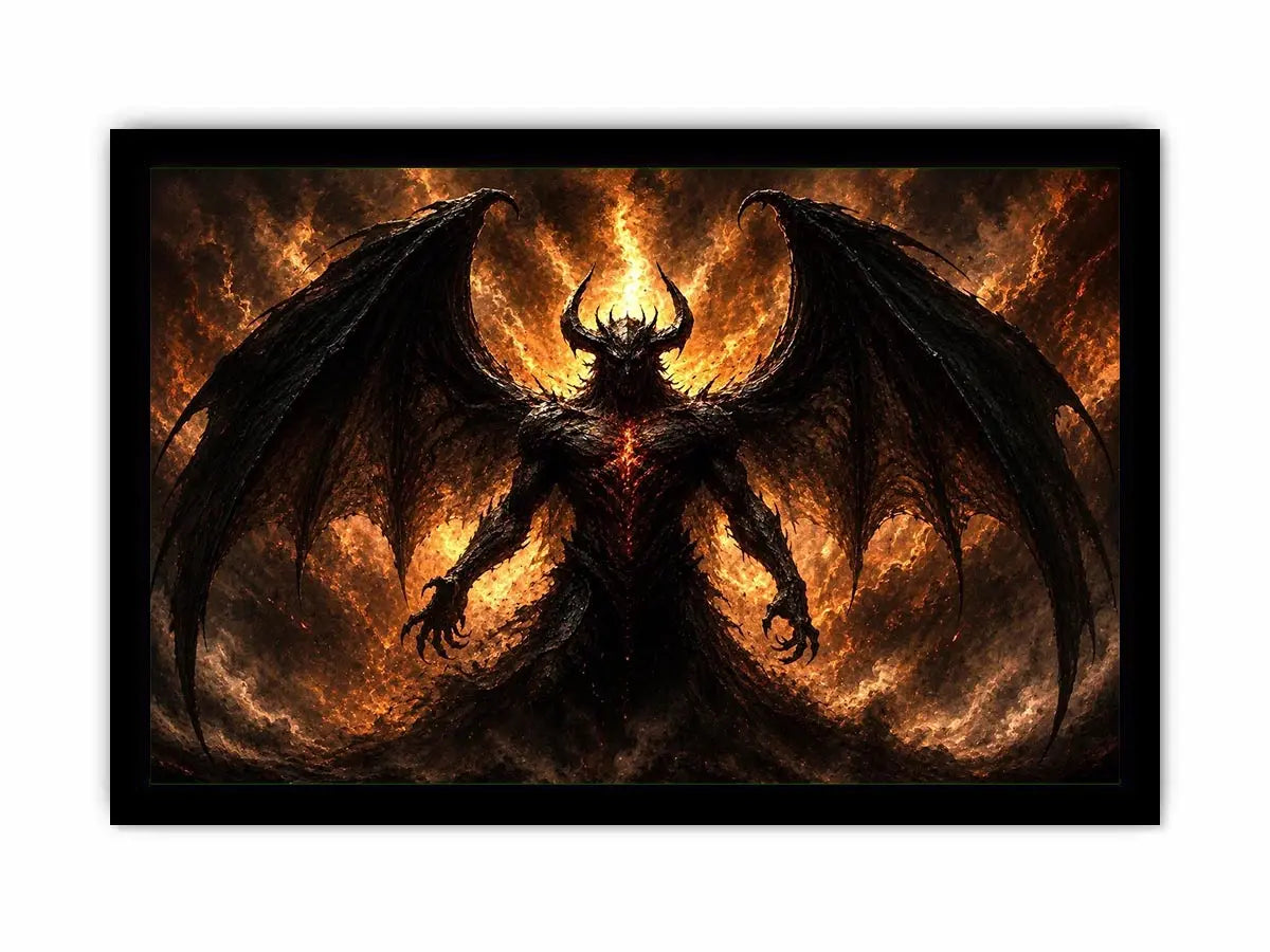 Devil Coming Canvas Print