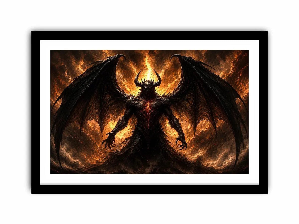 Devil Coming Canvas Print