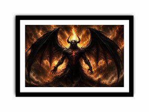 Devil Coming Canvas Print