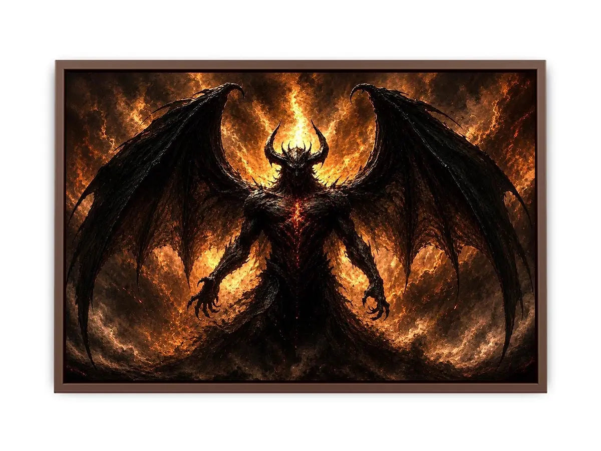 Devil Coming Canvas Print
