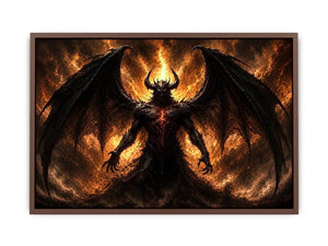 Devil Coming Canvas Print