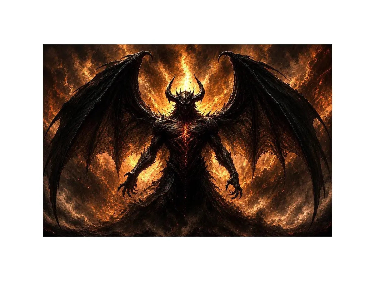 Devil Coming Canvas Print
