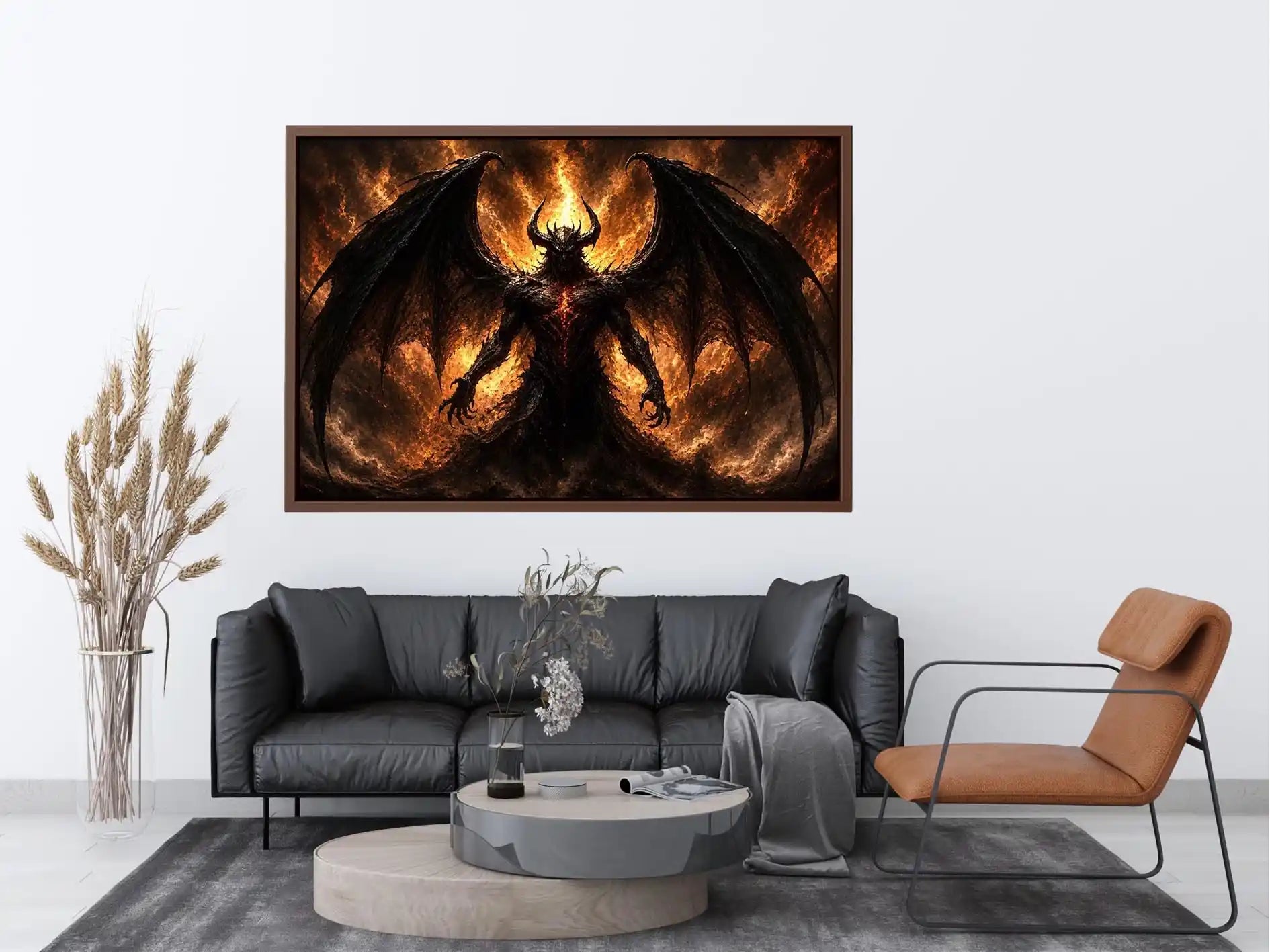 Devil Coming Canvas Print