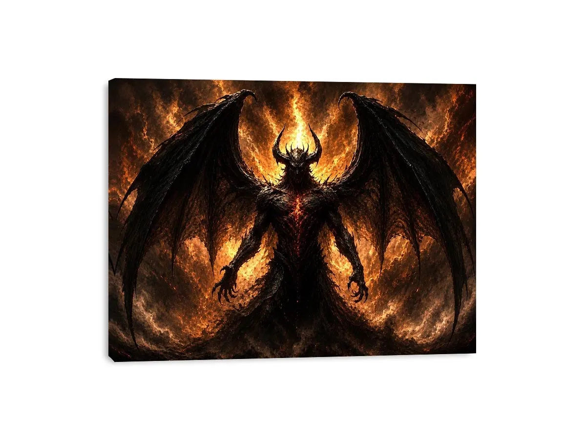 Devil Coming Canvas Print