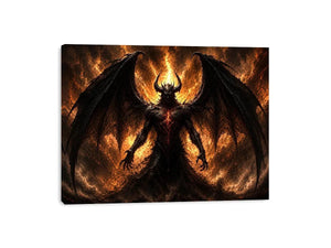Devil Coming Canvas Print