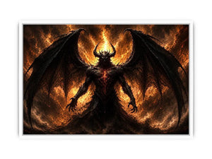 Devil Coming Canvas Print