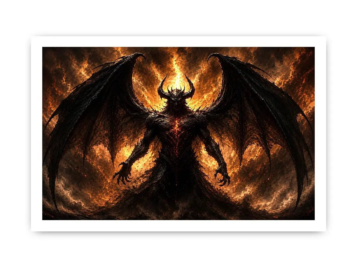 Devil Coming Canvas Print
