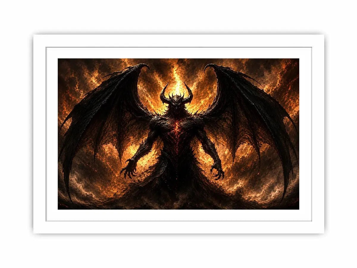 Devil Coming Canvas Print