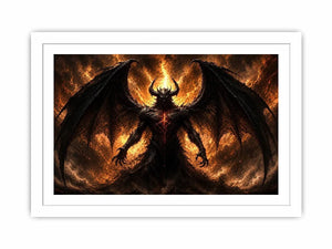 Devil Coming Canvas Print