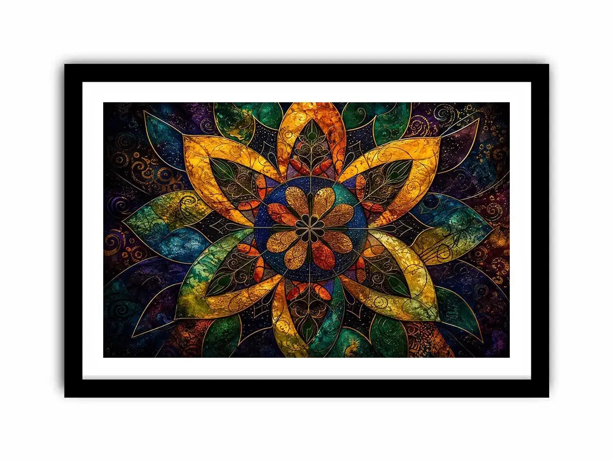 Vintage Mandala Canvas Print