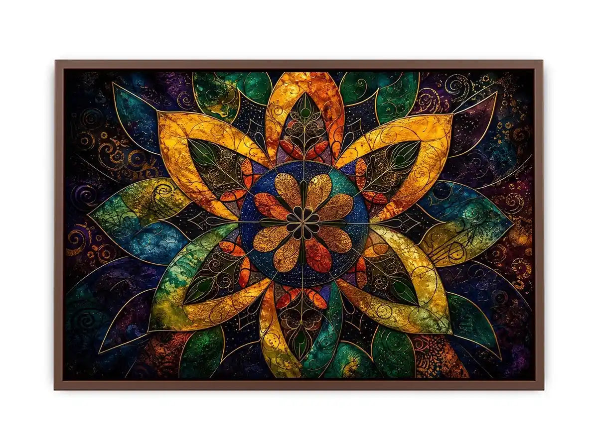 Vintage Mandala Canvas Print