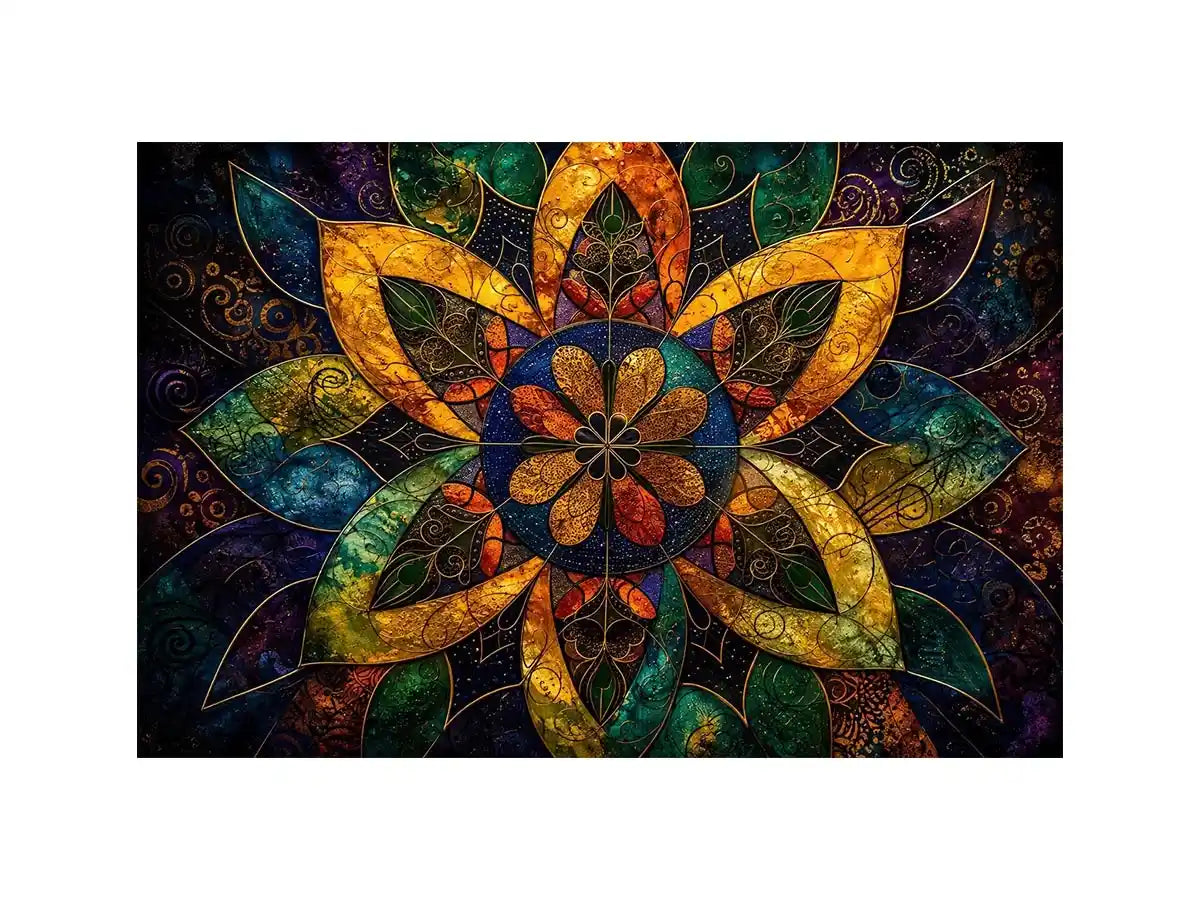 Vintage Mandala Canvas Print