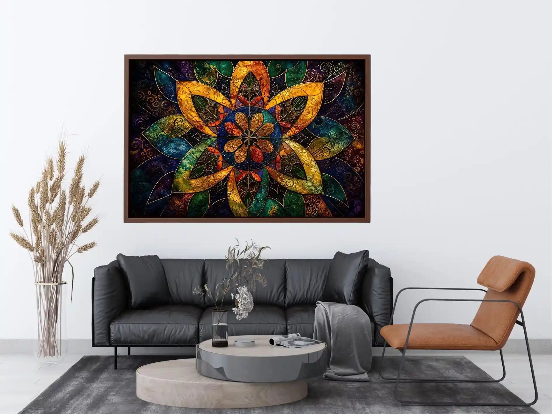Vintage Mandala Canvas Print