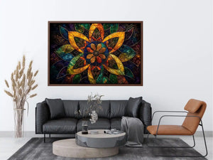 Vintage Mandala Canvas Print