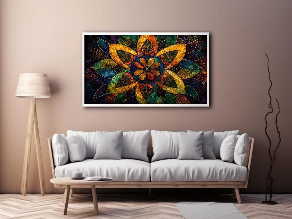Vintage Mandala Canvas Print