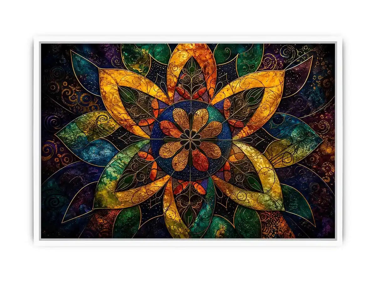Vintage Mandala Canvas Print