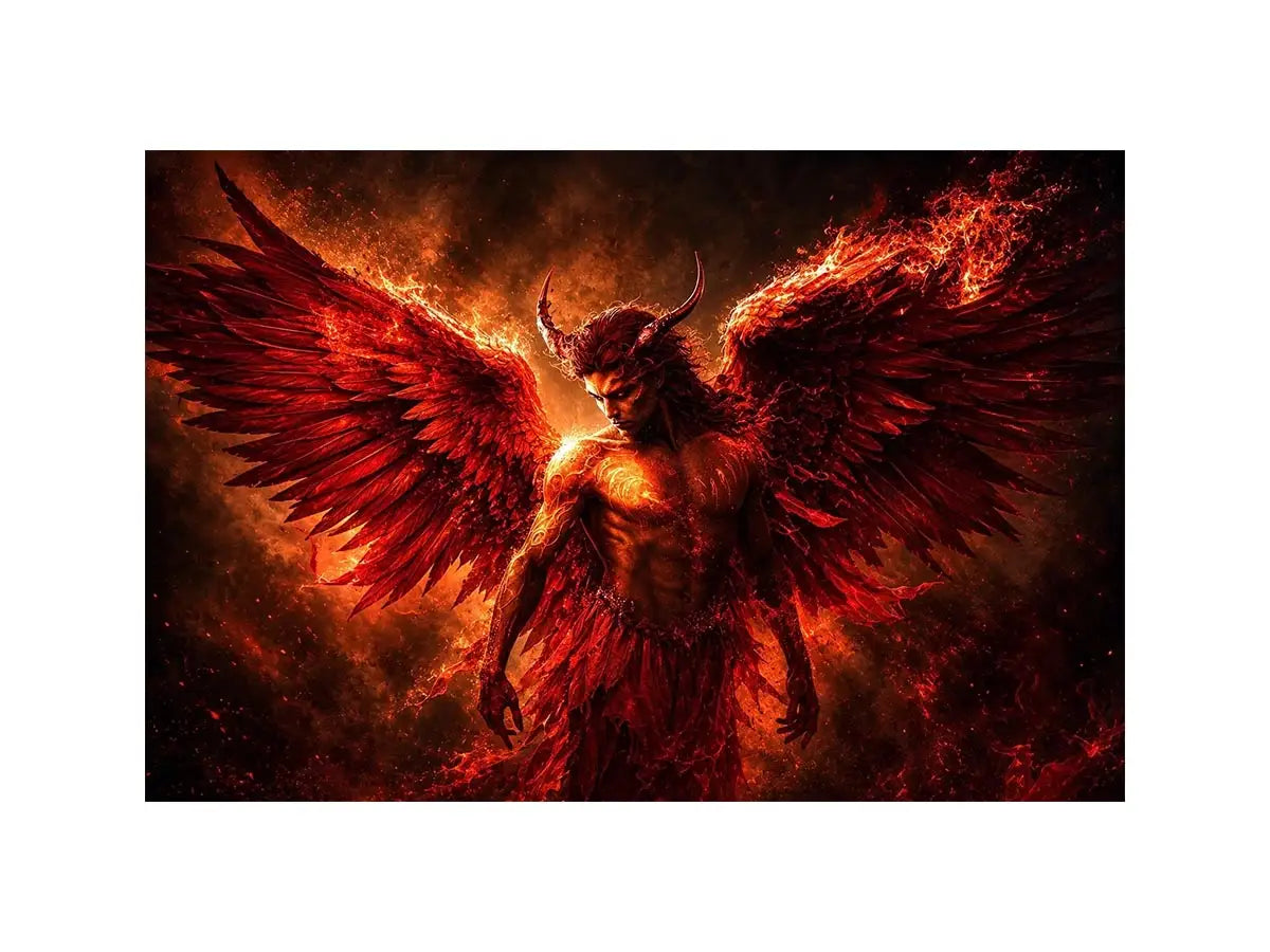 Black Devil Canvas Print