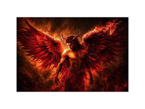 Black Devil Canvas Print
