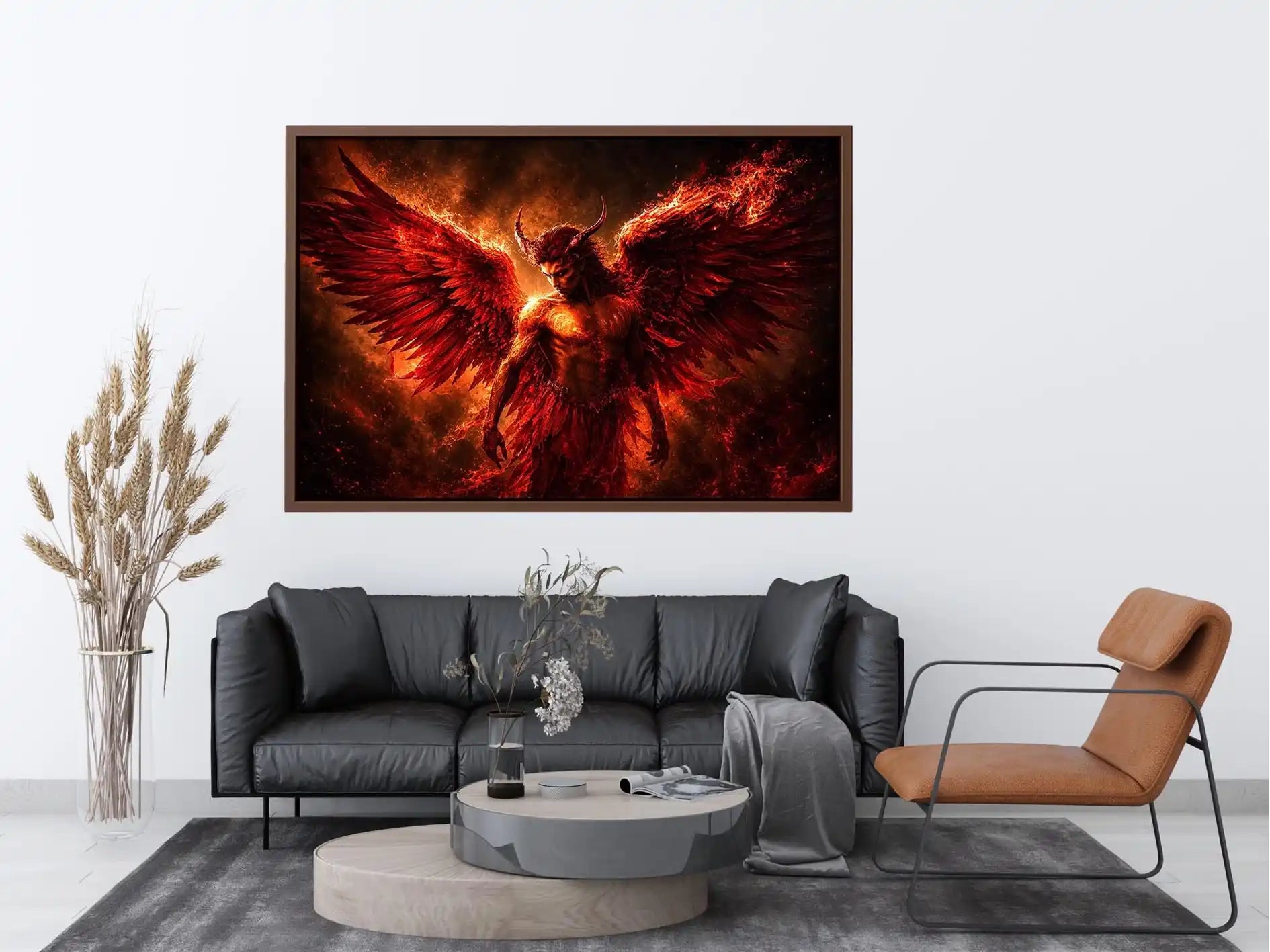 Black Devil Canvas Print