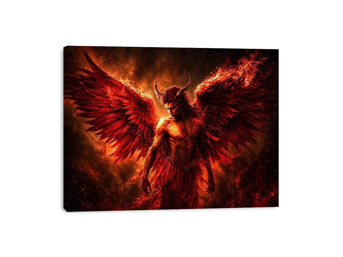 Black Devil Canvas Print