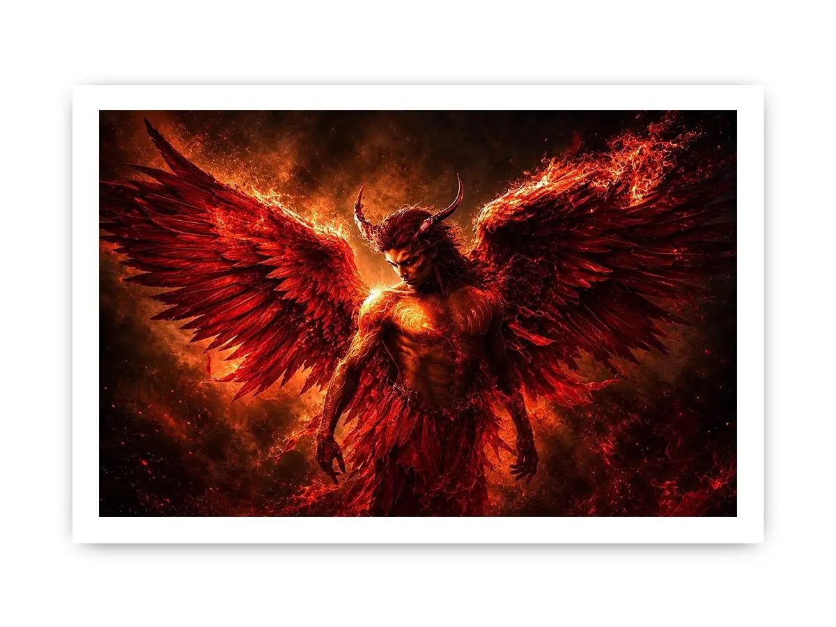 Black Devil Canvas Print