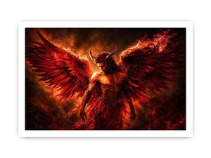 Black Devil Canvas Print