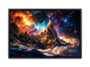 Cosmic Mountain Canvas Print