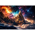 Cosmic Mountain Canvas Print