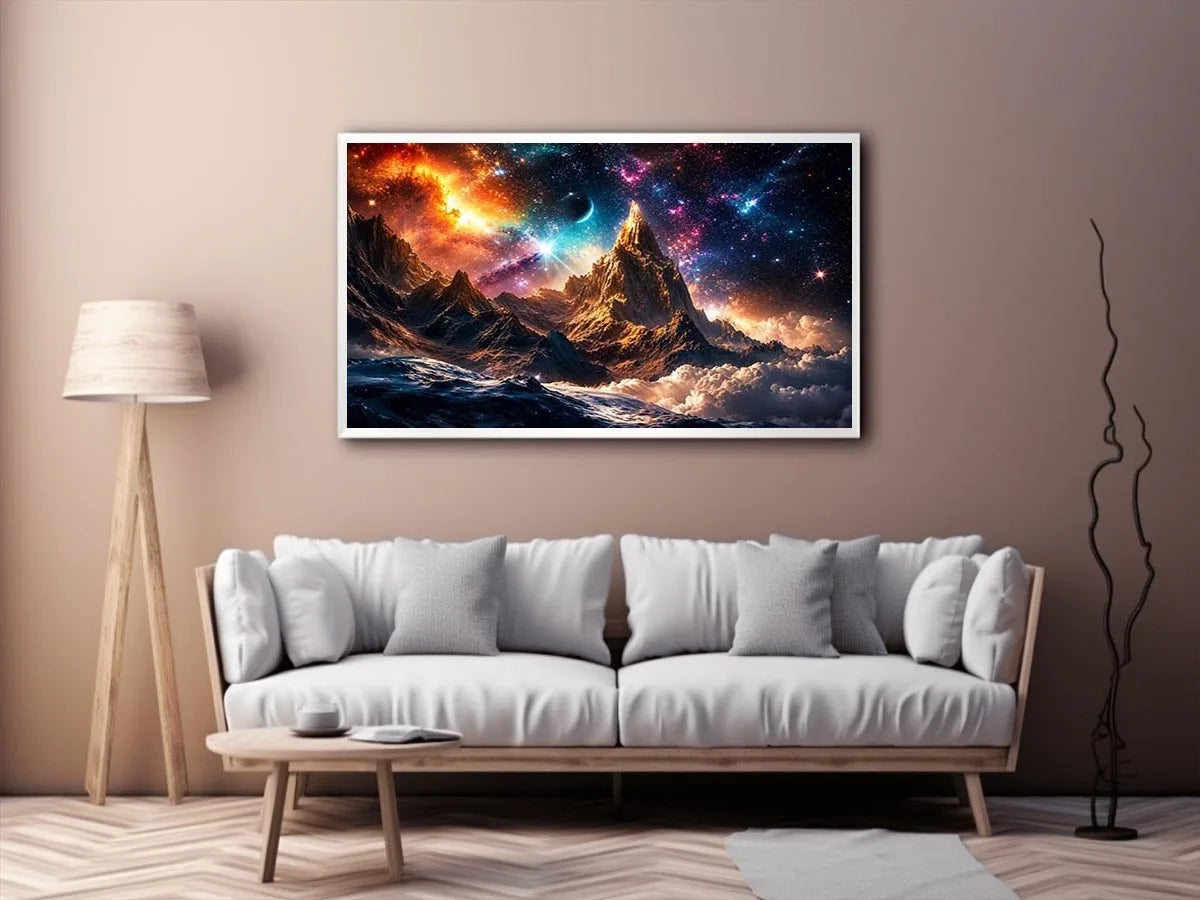 Cosmic Mountain Canvas Print
