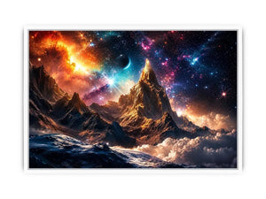 Cosmic Mountain Canvas Print