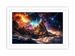 Cosmic Mountain Canvas Print