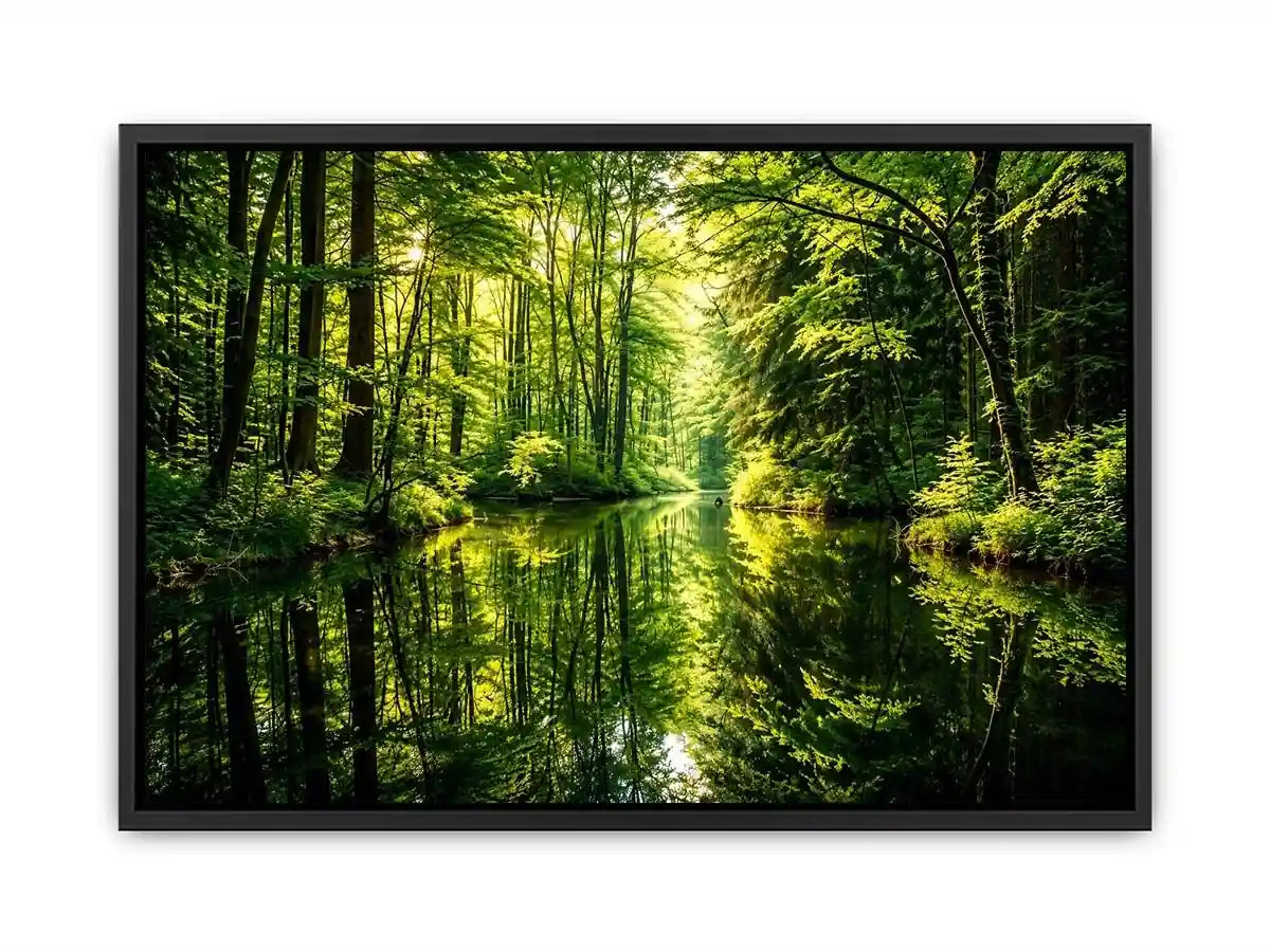 Forest Lake Canvas Print