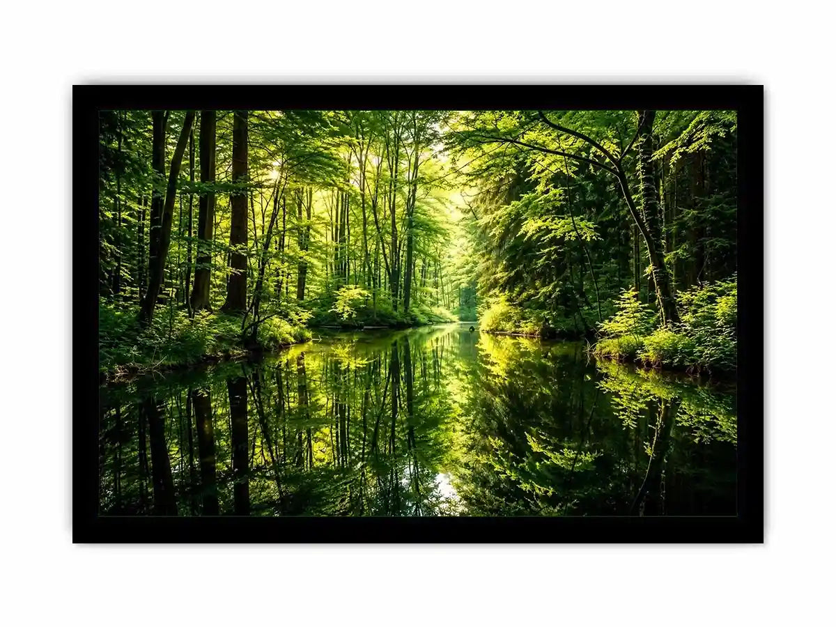 Forest Lake Canvas Print