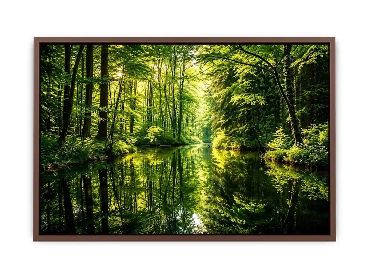 Forest Lake Canvas Print