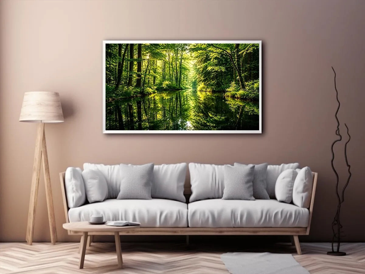 Forest Lake Canvas Print