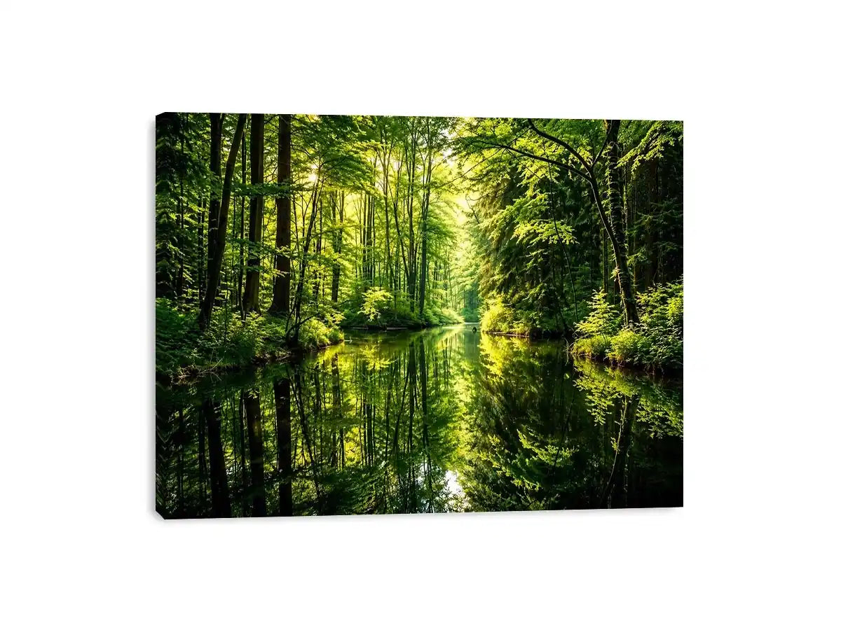 Forest Lake Canvas Print