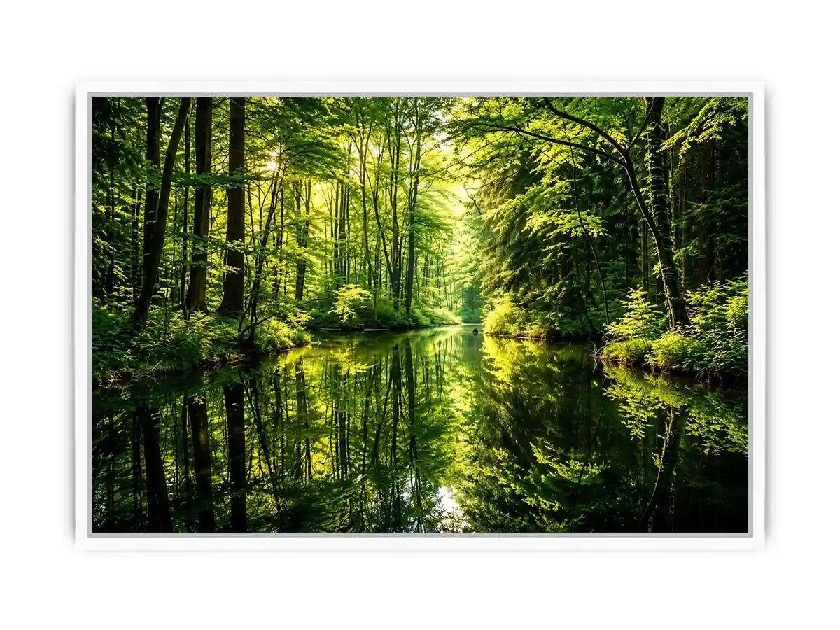 Forest Lake Canvas Print