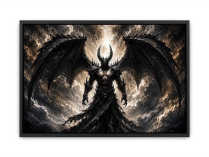 Devil With Wings Canvas Print