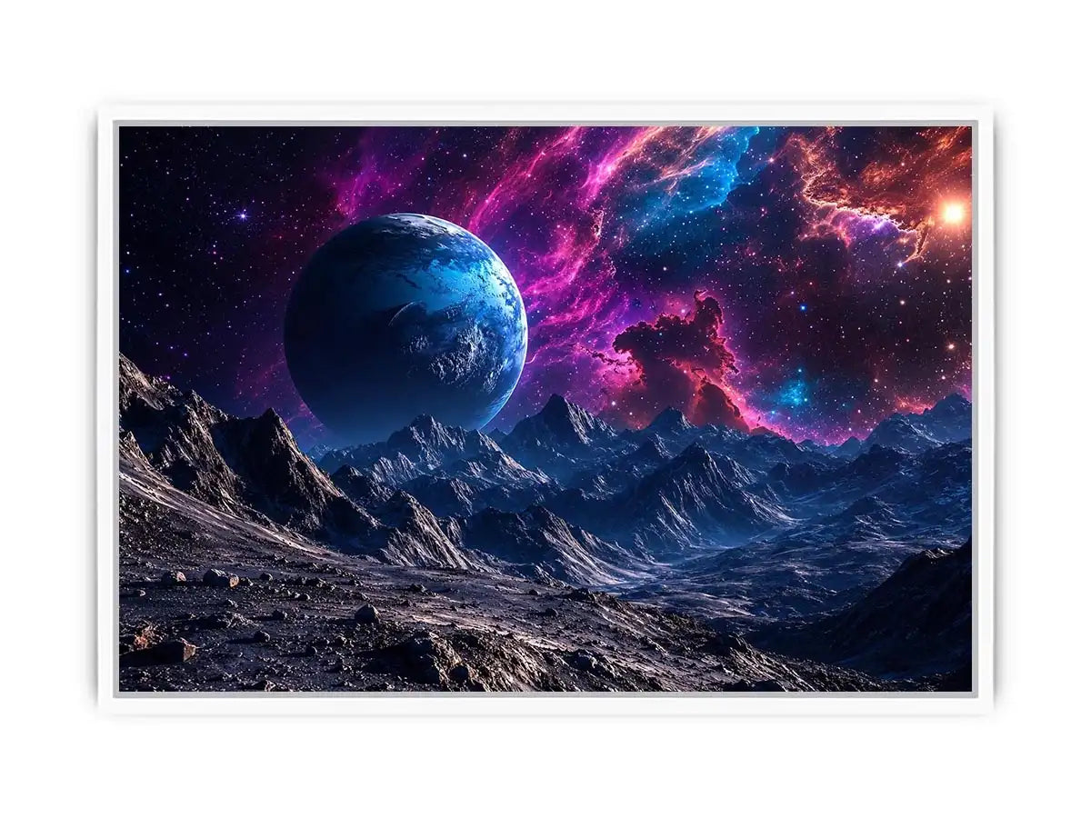 Space Mountain Canvas Print