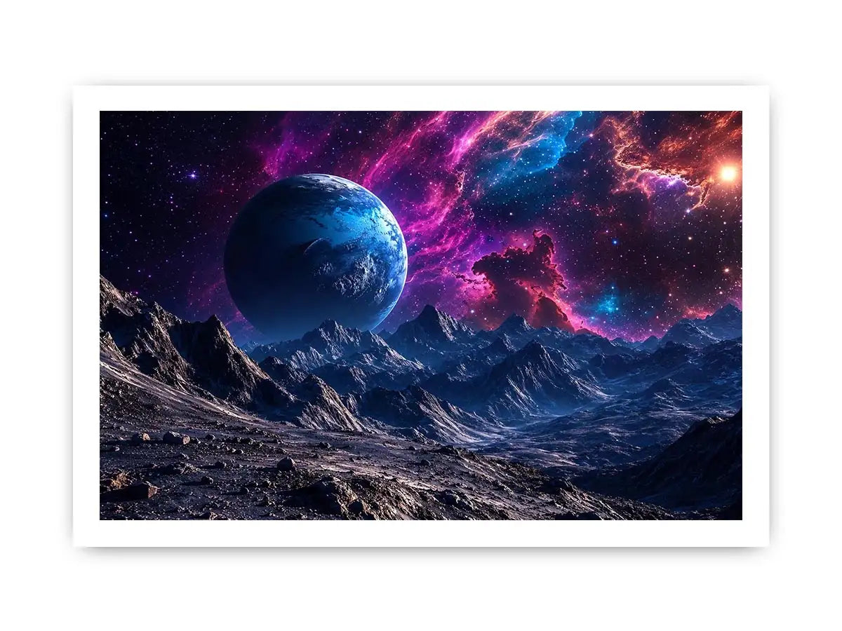 Space Mountain Canvas Print
