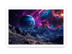 Space Mountain Canvas Print