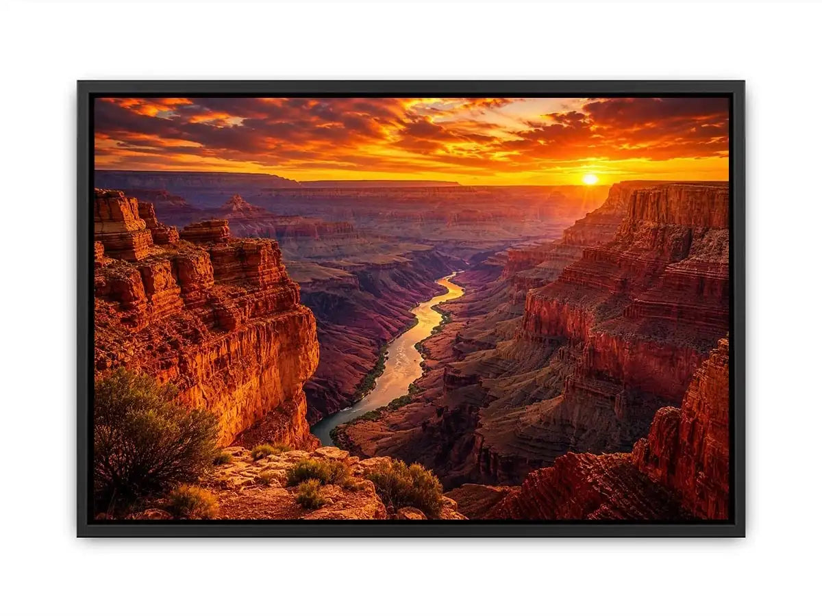 mountain River Canvas Print