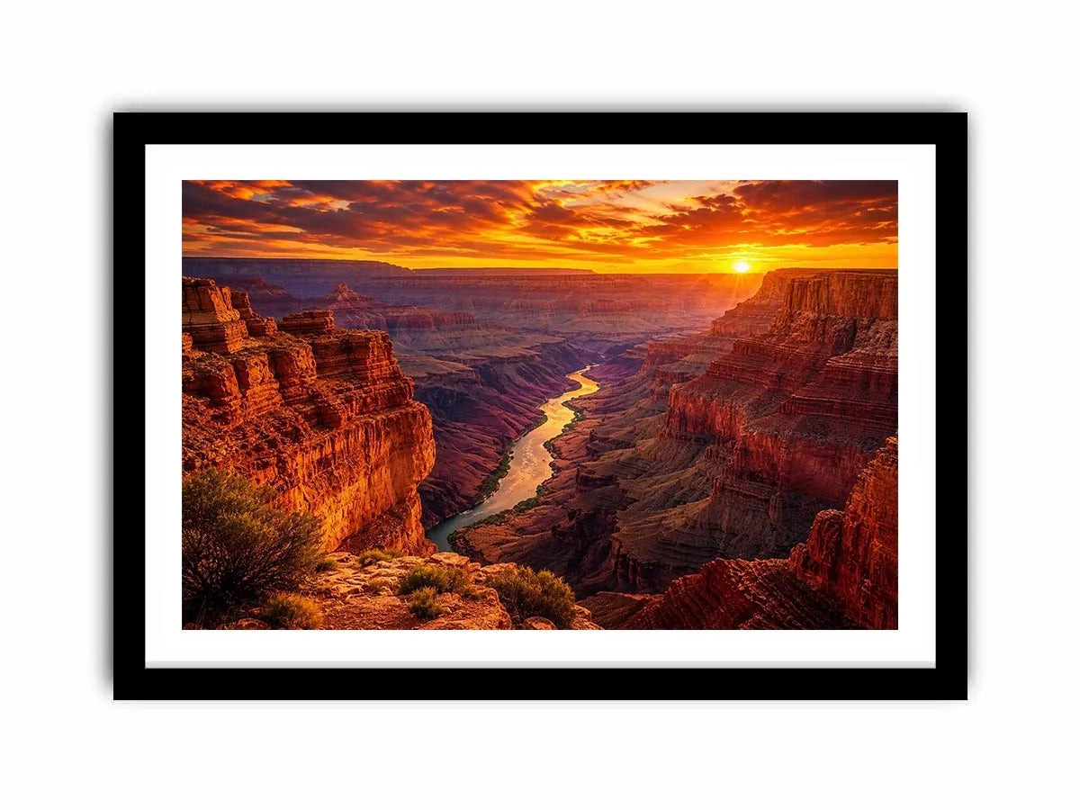 mountain River Canvas Print