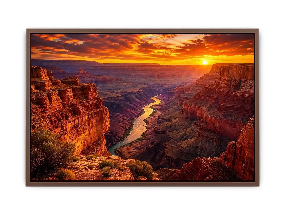 mountain River Canvas Print
