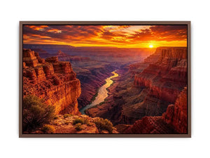 mountain River Canvas Print