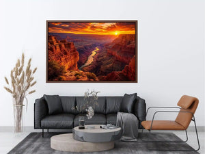 mountain River Canvas Print